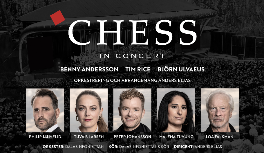 Featured image for “Peter gör ”Chess –  in Concert” på Dalhalla”